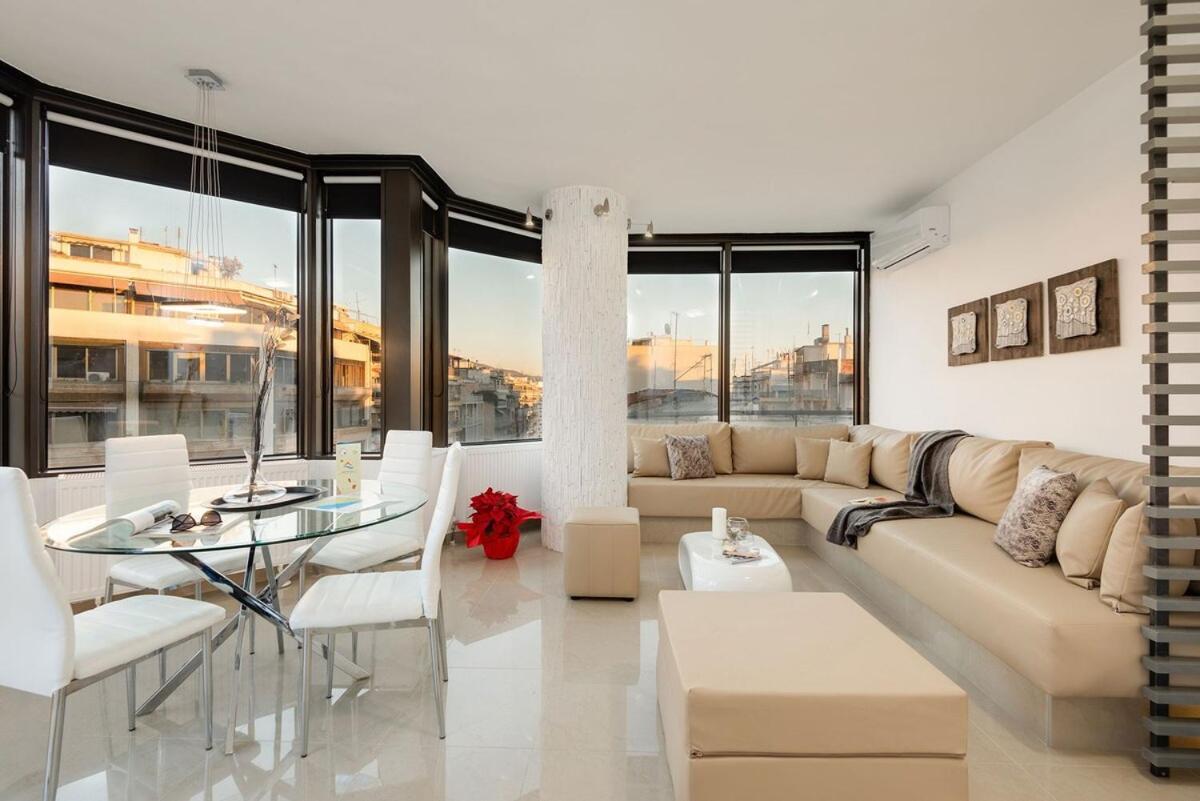Ace Location | Luxury Building Apartment เทสซาโลนิกิ ภายนอก รูปภาพ