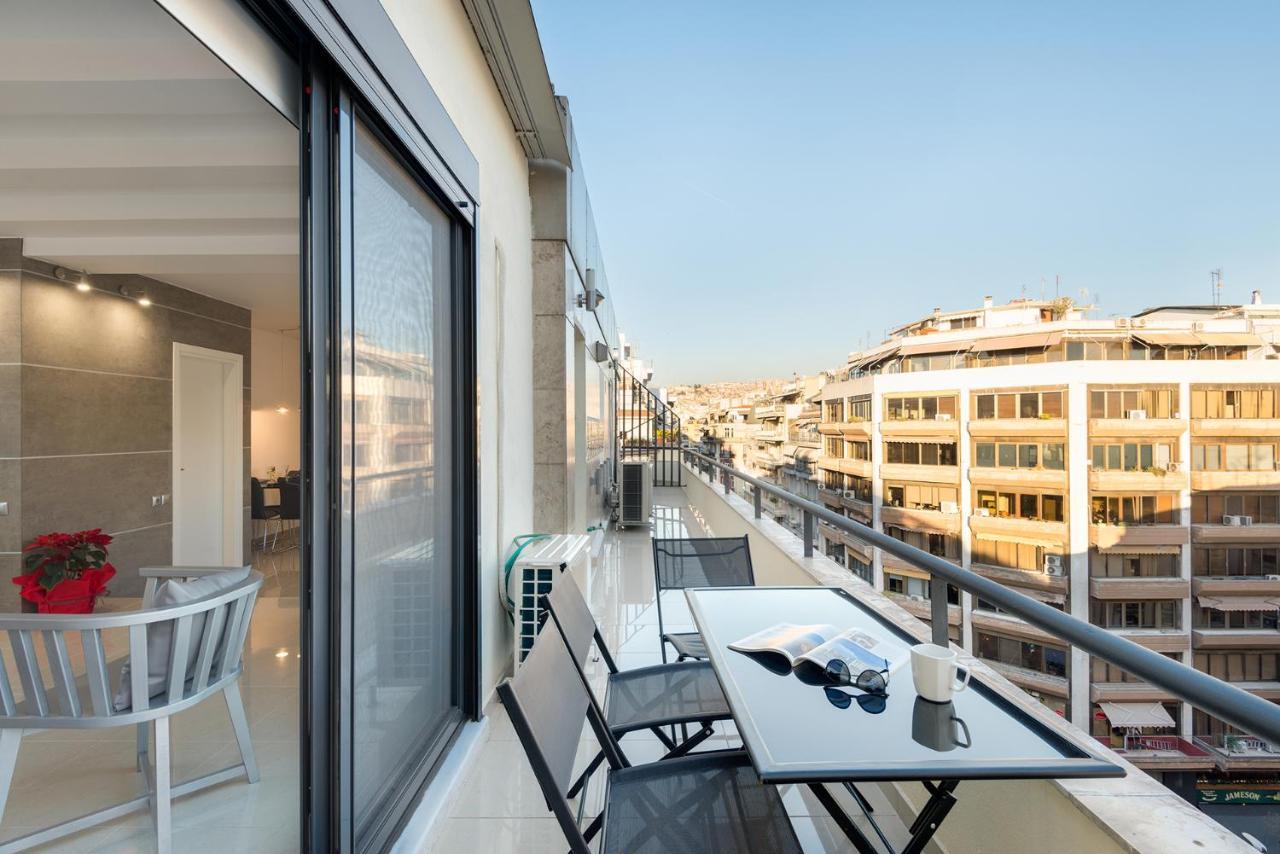 Ace Location | Luxury Building Apartment เทสซาโลนิกิ ภายนอก รูปภาพ